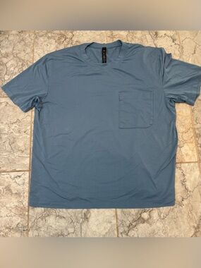 Lululemon The Fundamental Pocket T-Shirt Blue Medium